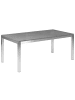 Beliani 7-tlg Gartentisch Set GROSSETO in Grau/Silber