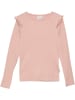Minymo Kinder Longsleeve "T-Shirt LS Rib-Girl" in Rosa