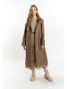 DreiMaster Vintage Trenchcoat Aus Leder in Schlamm