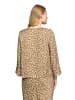 Betty Barclay Schlupfbluse mit Leoprint in Beige/Khaki