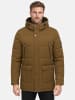 Winterjacke "A823" - mit Kapuze - in Camel