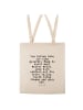 Mr. & Mrs. Panda Tote Bag Von Katzen habe ich... mit Spruch in Creme