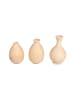 Rayher Holz Deko Vase, mini in natur