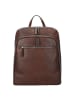 Leonhard Heyden Roma Rucksack Leder 40 cm Laptopfach braun