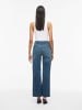 Vila Straight Fit Jeans in Medium Blue Denim
