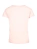 F4NT4STIC Ladies Box T-Shirt Schmetterling Blume in pink