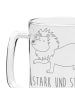 Mr. & Mrs. Panda Krug Sternzeichen Löwe mit Spruch in Transparent