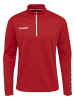 Hummel Halbreißverschluss Sweatshirt Hmlauthentic Kinder in TRUE RED