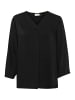 Kaffe Langarm-Bluse KAariel Regular fit in Black Deep