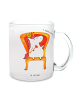 Mr. & Mrs. Panda Teetasse Einhorn König ohne Spruch in Transparent