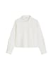 Marc O'Polo DENIM Oxford-Bluse cropped in Silky White