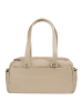 DuDu Pocket Schultertasche Leder 33 cm in grigio sabbia