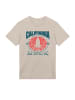 F4NT4STIC T-Shirt California skull summer vibes in sand