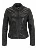 H.I.S Lederjacke mit Schnalle in MILKY BLACK