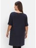 sheego Longshirt in nachtblau