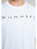 Bugatti T-Shirt Palermo in weiß-hell-uni