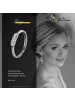 GoldDream 333 Weißgold - 8 Karat Damen Ringe 3er Zirkonia Fingerring  58 (18,5)