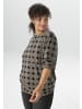 Aniston PLUS Sweatshirt in beige-schwarz