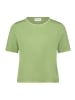 CARTOON Strickpullunder mit Rundhalsausschnitt in Khaki/Yellow