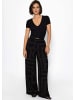 SASSYCLASSY Schlupfhose mit Print in Schwarz