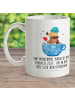 Mr. & Mrs. Panda Kindertasse Nachtfalter Schaumbad mit Spruch in Weiß