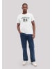 F4NT4STIC T-Shirt Knut und Jan Hamburg Vintage Seemänner in weiß