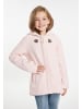 Schmuddelwedda Mädels Strickfleecedufflecoat Für Mädchen in Pastellrosa Melange