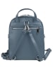 Cluty Rucksack echt Leder in blau