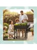 relaxdays Hochbeet in Schwarz- (B)85 x (H)80 x (T)50 cm