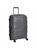 Stratic Straw+ - 4-Rollen-Trolley 66 cm M erw. (rose) in dark grey