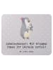 Mr. & Mrs. Panda Mouse Pad Zahntechniker Lächeln mit Spruch in Grau Pastell