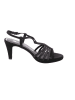 Franz Ferdinand Riemchen Sandalen für Damen in schwarz