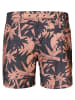 Petrol Industries Badehose mit tropischem Print Coconut in Rot