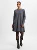 Marie Lund Strickkleid in anthrazit - 0002