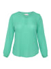 KAFFE curve Langarm-Bluse KCami Regular fit in Gumdrop Green