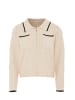 NAEMI Damen Cardigan in Wollweiss