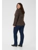 KAFFE curve Strickjacke KCmarina Loose fit in Black Coffee Melange