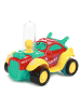 Toi-Toys Hot Rod Auto mit Nachlaufmotor und Rassel Spielzeugauto für Kinder 12 Monate