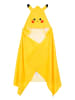Pokémon Pikachu Kinder Kapuzenhandtuch 70x140cm in Gelb