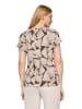 Betty Barclay Basic Shirt mit V-Ausschnitt in Braun/Beige