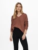 JDY Strickpullover in Russet