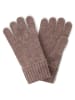 Marie Lund Handschuhe in taupe - 0015