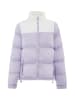 myMo Damen Wattierte Steppjacke in Lavendel Wollweiss