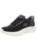 Skechers Sportlicher Slipper in schwarz