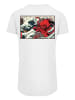 F4NT4STIC Long Cut T-Shirt Kanagawa Octopus in weiß