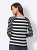 Heine Langarmshirt in schwarz-ecru-gestreift