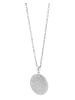 Adeliás Damen Halskette mit Anhänger – aus 925 Silber in silber