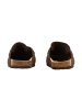 Divine Factory Noga Gassirette Leder Mokassin Mules Nieten Braun