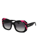 Just Cavalli Damen Sonnenbrillen Quadrat Schwarz