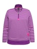 Ulla Popken Langarmshirt in dunkles violett